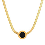 Claudia Gold Snake Chain Necklace