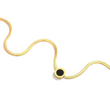 Claudia Gold Snake Chain Necklace