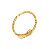 Eva Gold Twist Cuff