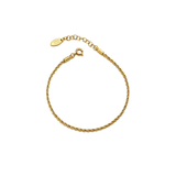 Isabelle Gold Rope Chain Bracelet