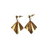 Xanthe Gold Fan Earrings