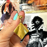 Xanthe Gold Fan Earrings